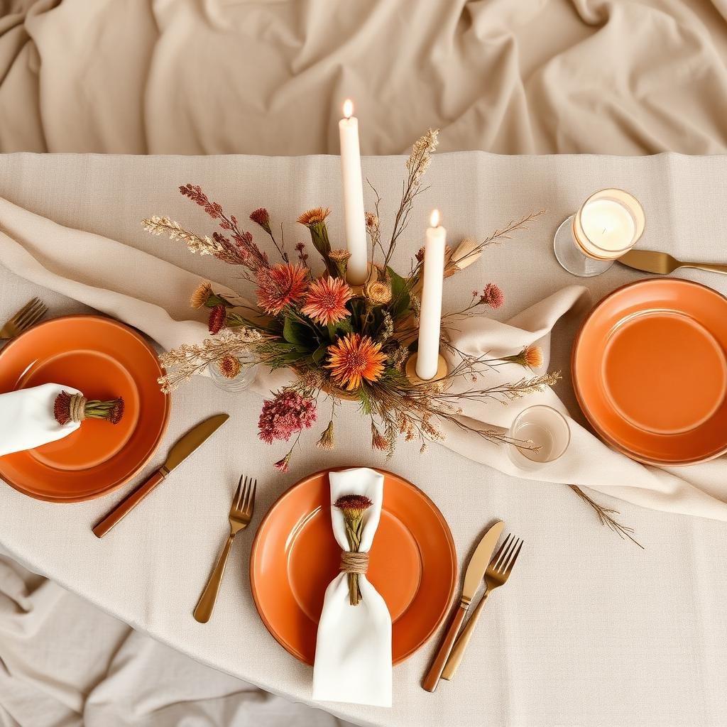Saffron Tablescape